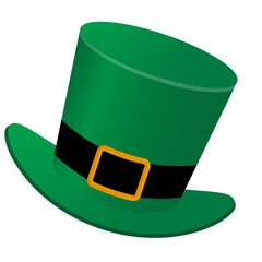 St Patrics Day Hat Illustration