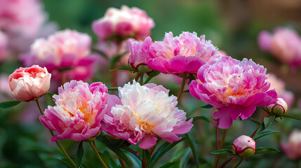 Fototapeta premium Peony Garden
