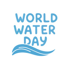 Obraz premium World Water Day Illustration