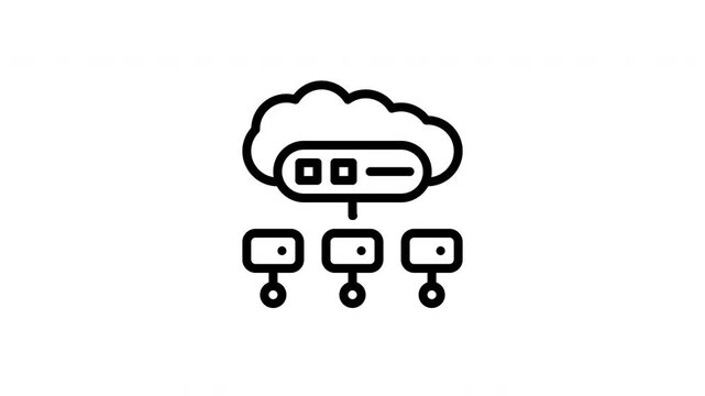 edge computing animated icon