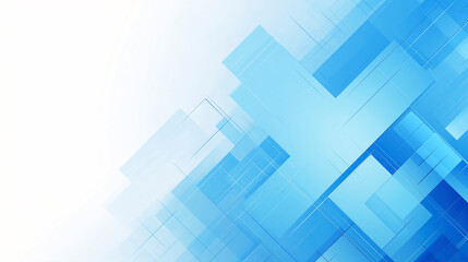 Obraz premium Modern Abstract Background with Overlapping Blue Geometric Shapes