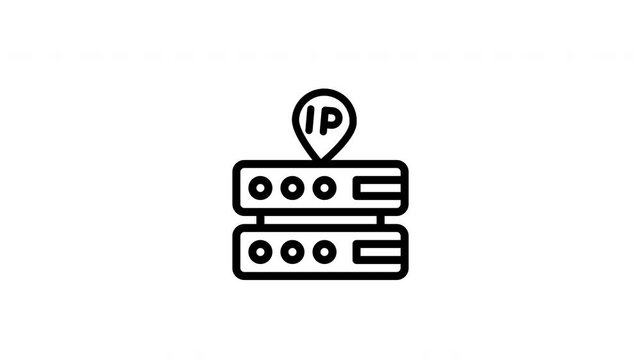 IP address animated icon