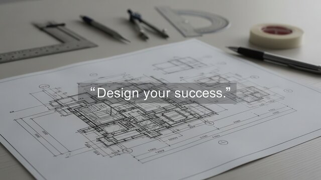 Architectural Blueprint Design Success