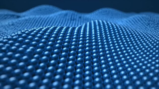 Blue Spherical Wave Pattern