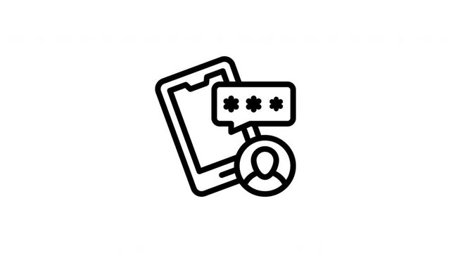 mobile animated icon
