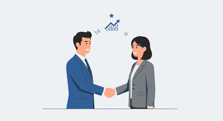 Professional office meeting vector illustration of corporate teamwork concept and business vector illustration in a modern workplace setting