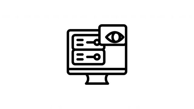 monitoring animated icon