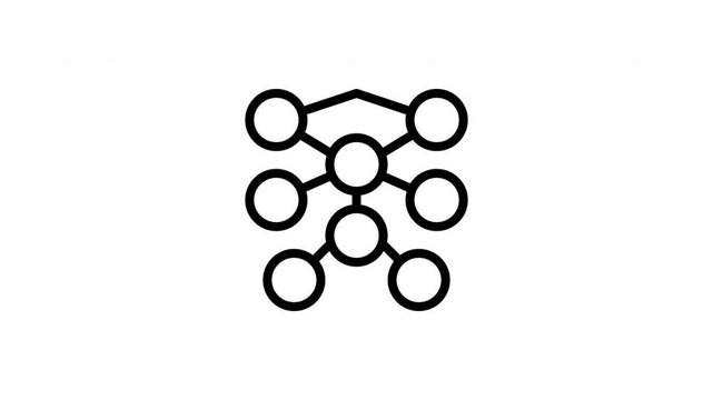 neural network animated icon