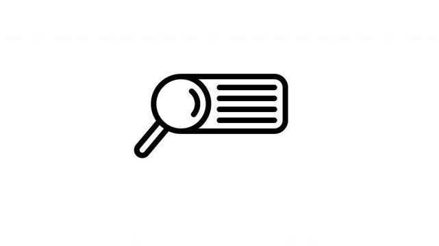 search bar animated icon