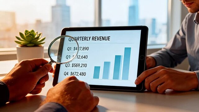 Business analysis of quarterly revenue