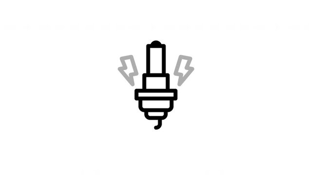 spark plug animated icon