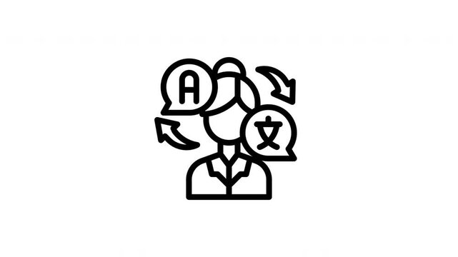 teacher animated icon
