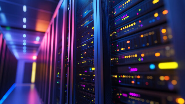 Data center on cloud cyber security and Blue Binary Data Software Programming Code Background. Random Parts of Program Code. Digital Data Technology Concept