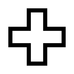 Obraz premium Medical plus icon