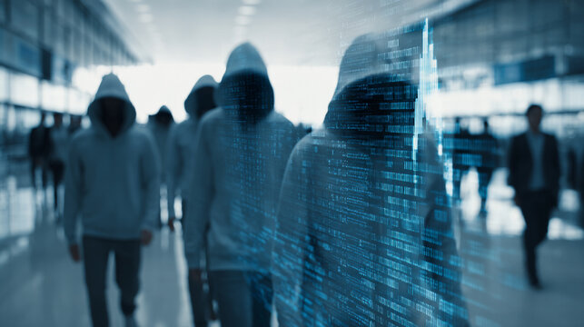 Hackers are planning to hack and attack Zeroday networks and cyber security systems in Smart digital city with Data center on cloud cyber security and Blue Binary Data Software Programming Code