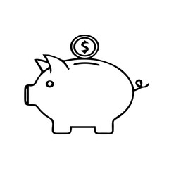 Piggy Bank Financial Savings