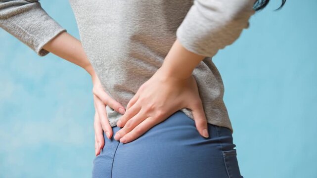 Lower Back Pain Relief and Posture Awareness Concept