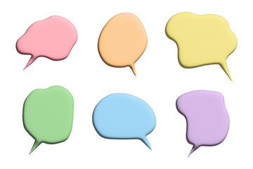 3d speech bubble Blank empty message box Textbox frame for banners, price tags, stickers, design