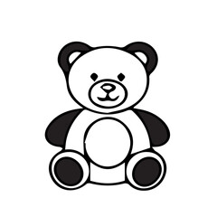 Obraz premium Cute Cartoon Teddy Bear