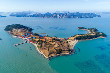 전남 고흥군 연홍도의 가을풍경