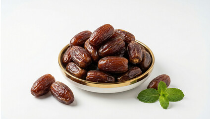 Obraz premium Group of dried dates fruit