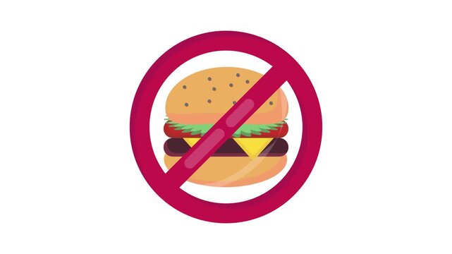  Icon showing a crossed-out hamburger menu symbol, indicating the absence of a navigation menu option.