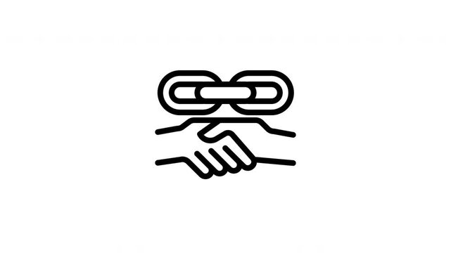 hands animated icon