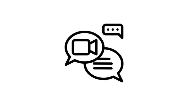 video call animated icon