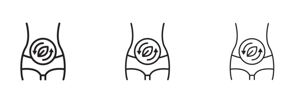 Detox icon in flat style. Basic vector symbol illustration