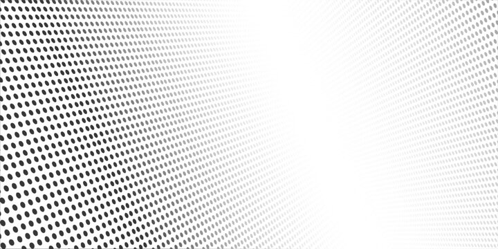 Vector panorama drafting paper. Graphic regular dots grid background. eps 10 illustration