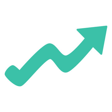 Financial Growth Chart Arrow