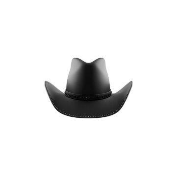 cowboy hat isolated on white