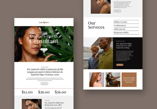 Fashion Email Newsletter Design