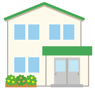街の施設　店舗　家　お店
