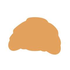 Croissant Flat Vector Icon for Food App UI