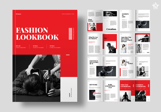 Fashion Lookbook Layout