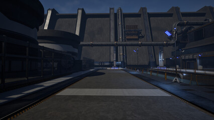 ファクトリー_ 鉄の交差点