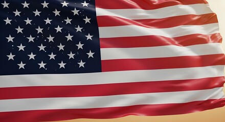 Obraz premium american flag waving, united states of america, patriotic symbol