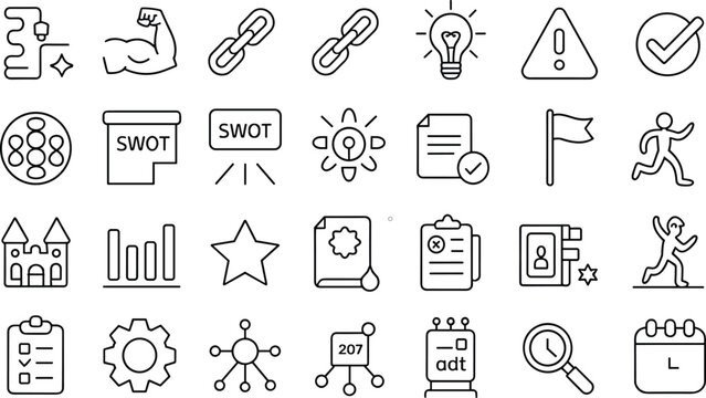 Problem Solving Swot Analysis Icon