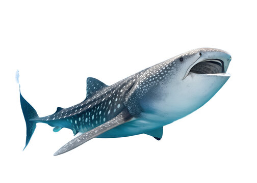 Whale, shark, marine, animal, underwater, mammal, isolated on transparent background