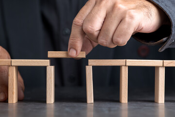 Bridging The Gap Concept Connecting Business Solutions And Closing Problem Gaps