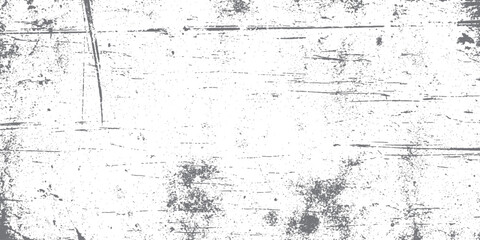 Obraz premium Aged, distressed white background with horizontal textured lines and scattered dark gray grunge marks for a vintage industrial feel.