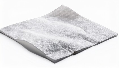 Fototapeta premium White Paper Napkin Isolated On Transparent Background
