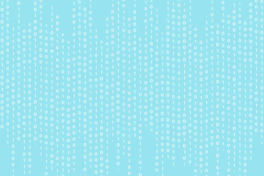 falling binary code algorithm number background design