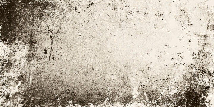 A vintage aged texture featuring a rough grungy surface of old gray concrete and dirty paint on an antique stone wall backdrop with a distressed cement material design