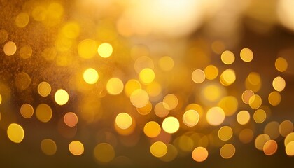 Obraz premium Yellow Bokeh Abstract Light Background