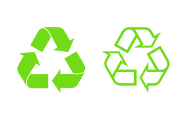 green recycle symbol, recycle sign, Recycled Paper vector, recycled, reusable, 
