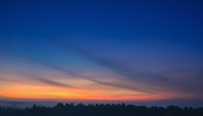 Obraz premium sunset in the sky