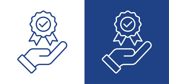 Excellence Blue And White Icon Style Collection