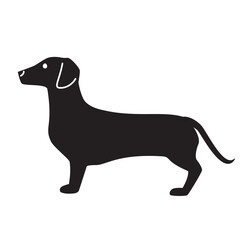 犬（ダックスフンド）のベクターイラスト © inoueibuki